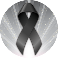 Awareness Ribbon - Black Insert [TD-4016]