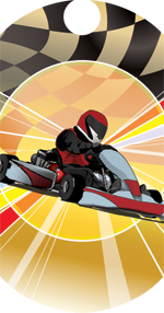 Go-Karts Dog Tag Insert [DT-2288]