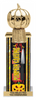 Halloween Pumpkin Carving Rectangle Column Trophy- 12 inch [TSQ12STK-PUCA]