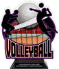 Volleyball Colorix Acrylic Trophy- 8.25 inch [TACR8-VB-Q]