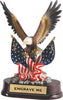Eagle with 2 American Flags Resin [EC202-C]