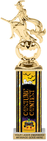 Halloween Costume Contest Rectangle Column Trophy- 12 inch [TSQ12STK-COCO]