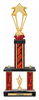 Two-Post Diamond Riser Trophy w/ Rectangle/Oval Center Column [TFDR20]