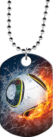 Futbol Monster Dog Tag [DTXL-FTBOL]
