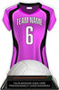 Volleyball Jersey Colorix-T Acrylic Trophy- Pink [TACR7-JSY-VB-PNK-Q]