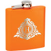 TahoeÂ© Powder Coated Insulated 6 oz Flask - Orange [TMLG19-ORG]
