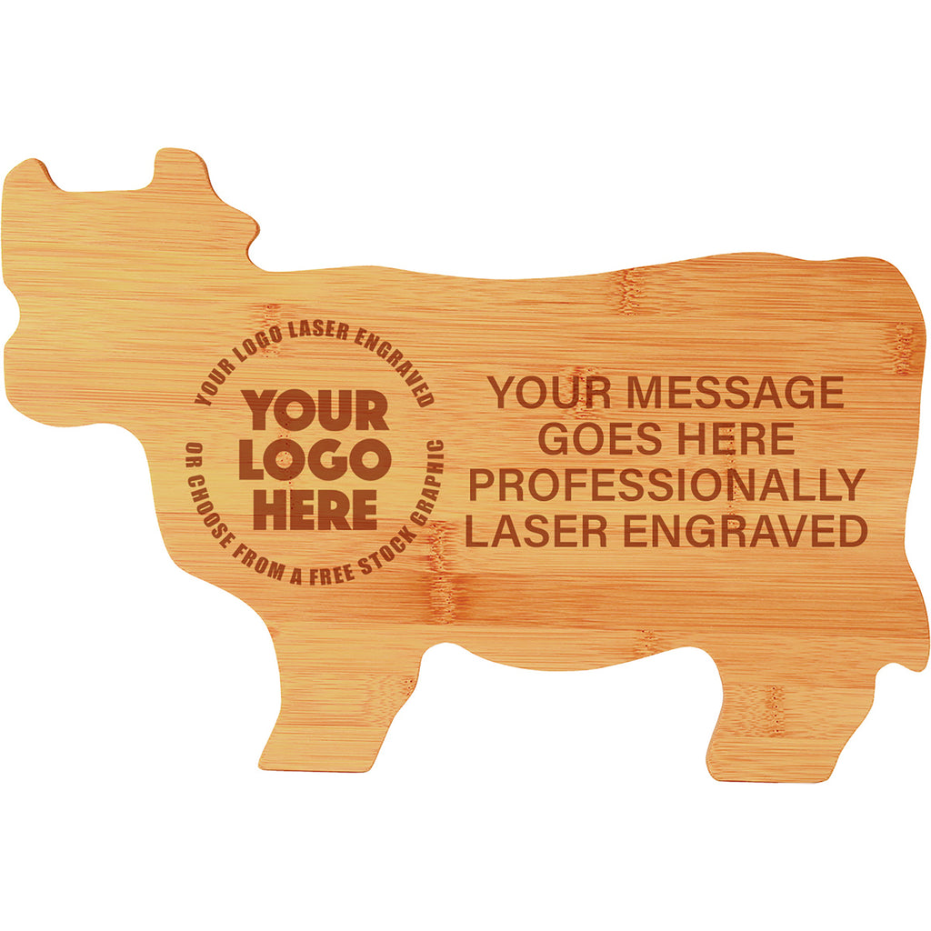 Bamboo Cow-Shaped Cutting Board [NBCB133J]