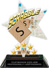 Scrabble Shattered Star Colorix Acrylic Trophy- 7 inch [TACR7-STR-SCRBL-Q]