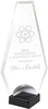 Clipped Peak Acrylic Award [ATCP-8]