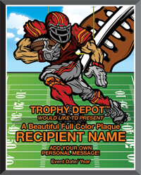 Football Graphix Plaque [PGFX1013-FB]