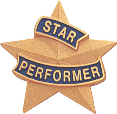 Gold Star Performer Pin [PCM-STR-412]