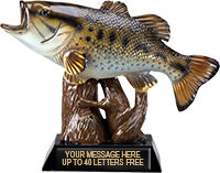 Bass Fish Resin Trophy [RFSH10]