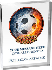 Soccer Vibrix Acrylic Award [ACB68V-SC]