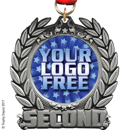 3.25" Custom Second Prestige Insert Medal - TD Exclusive! [MX3WRT-2ND]