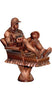 Fantasy Baseball Walnut Finish Perpetual Trophy [TPP22-BS]