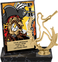 Pirates Mascot Billboard Plaque [PBB6-MSCT-PRT]