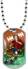 Flag Football Dog Tags [DTLAM2-FLGFB]