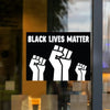 Black Lives Matter Fists in the Air Vinyl Sticker - 6 x 4.5 inch [STK-BLM2]