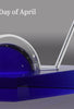 Crystal Hexagon Award on Crystal Blue Base 8