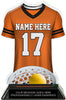 Lacrosse Male Jersey Colorix-T Acrylic Trophy- Orange [TACR7-JSY-LC-ORG-M-Q]