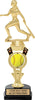 Softball Trophy with Spinning Ball [TSB2DF3-SB]