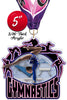 Gymnastics Female Colorix-M Acrylic Medal [MACR5-GF-Q]