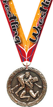 Wrestling M2CX Medal- Bronze [M2CX-WS-B]