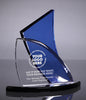 Abstract Crystal Sailboat Award [CM833-66]