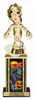 Halloween Zombie Diamond Riser Rectangle Column Trophy- 11 inch [TDRSQ11STK-ZMB]