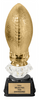 Diamond Riser Football on Tee Trophy - 8.5