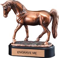 Tennessee Walker Horse Gallery Resin Trophy [GRS180TW-HS]