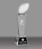 Football 3D Laser Crystal Trophy [CRL3D-FB]