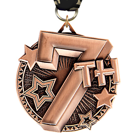 7th Ultra-Impact 3-D 2" Medal [MDTD2-7TH]