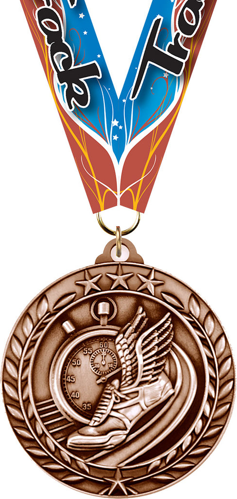Track Dimensional Medal- Bronze [MSW2-TK-B]