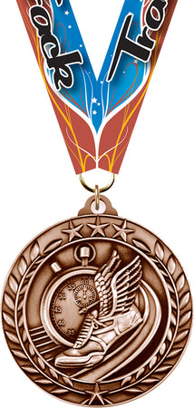 Track Dimensional Medal- Bronze [MSW2-TK-B]