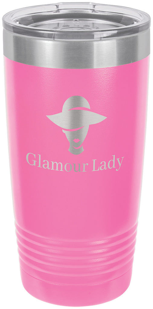 Polar Camel 20 oz. Ringneck Pink Vacuum Insulated Tumbler w/Clear Lid [TVIJ205]