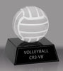 Crystal Volleyball Award- 3.5 inch [CR3-VB-X]