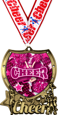 Cheer Shield Insert Medal [MSHLD-CH]