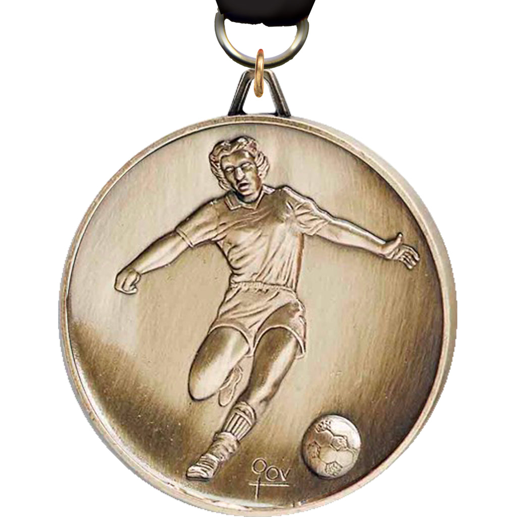 2.5 inch Premium Satin Finish Medal - Soccer Female [MF92-SCF]
