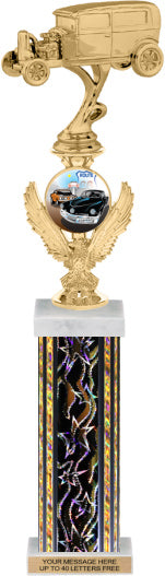 Eagle Insert Riser Rectangle/ Oval Column Trophies