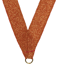 7/8 x 30 in. Bronze Metallic Neck Ribbon [NKRB-2038]