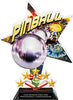 Pinball Shattered Star Colorix Acrylic Trophy- 10 inch [TACR10-STR-PNBL-Q]