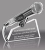 Drop the Mic Microphone Acrylic Award - 6.25 x 8.25 inch [A58MIC-68]