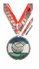Volleyball Epoxy Color Medal - Gold [MEC2-VB-G]