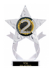 Krystal Clear Acrylic Star Ice Award w/ Insert [iD7]