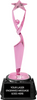 Reach For The Stars Large Pink Metallic Trophy on Synthetic Regal Base [TPNK7-RFTSL]
