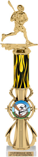 16" Insert Holder Sport Color Riser w/Column Trophy [TCSR6-i]