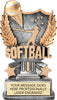 Softball Silver Allstar Resin Trophy [RM70-02-SB-6]
