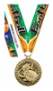 Flag Football 1.75 inch Dimensional Medal [MSW1-FLGFB]
