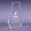 6 inch Multi Bevel Brilliance Sail Acrylic Award [ATMBSL-6-C]
